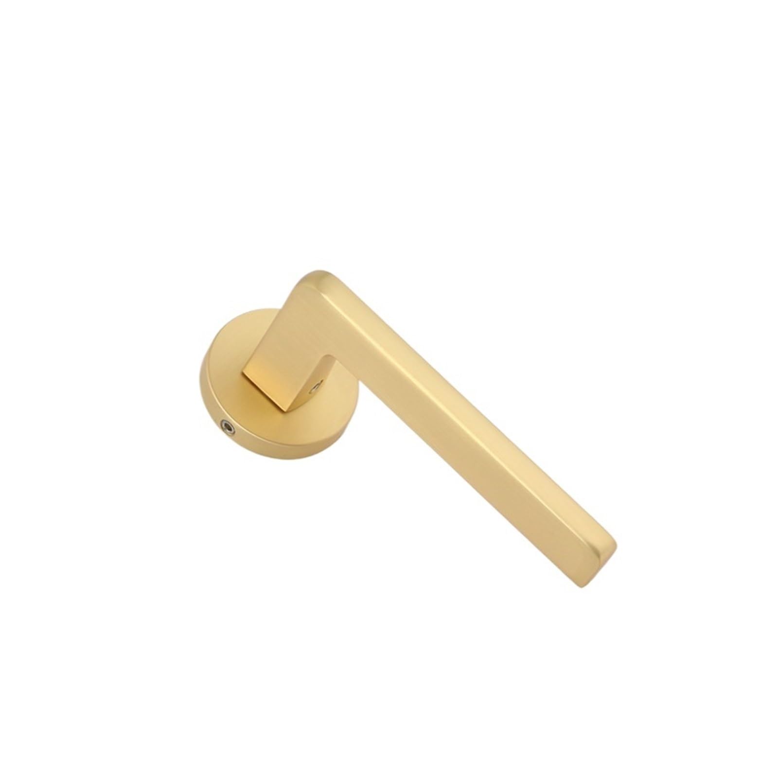 NYRXRYTCA Bedroom Solid Wood Door Lock Simple Indoor Silent Black Door Handle Household zinc Alloy Split Lock(D31 S954 copper wire drawing silent)