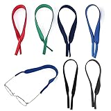 Sportbrillenband set, Anti-Rutsch-elastische Schnur Brillenband Schwimmfähig Retainer Strap Band Brille Strap für Sportbrillen oder Sonnenbrillen Lesebrillen (6 Farben)