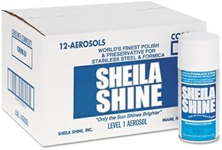 Sheila Shine Polish and Cleaner, 10 Ounce Aerosol -- 12 per case.
