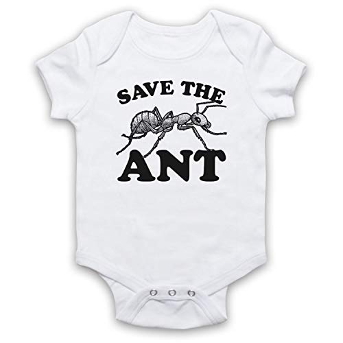 Barboteuse bébé Save The Ant slogan protestation en coton