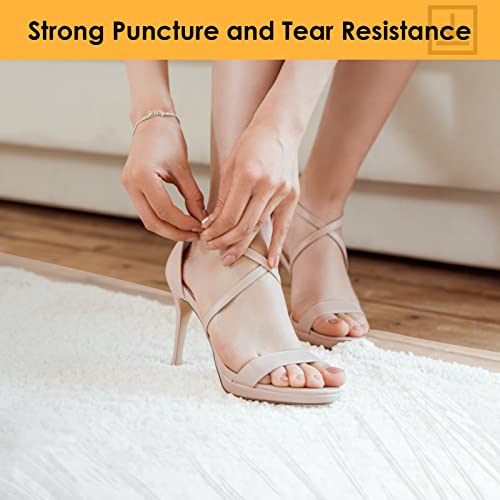 Película protectora de suelo para moqueta, grande 60 cm x 100 m, transparente, autoadhesivo largo, película de protección temporal de plástico PE, resistente al agua, cubierta de polvo para piso - imagen 3