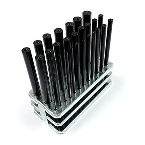 HHIP 8600-0041 28 Piece Transfer Punch Set, 3/32" - 1/2" Cover