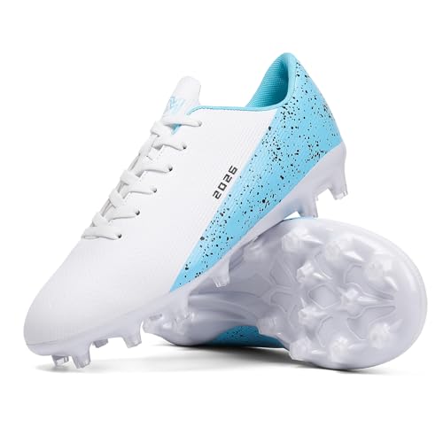 Image of Mens Soccer Cleats Womens Indoor Soccer Shoes Wide Baseball Turf Shoes Adult Youth Rugby Shoes Big Boys Small Spikes AG TF Football Boots