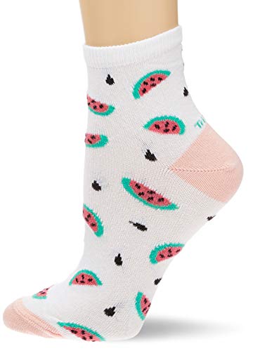 Kit com 3 Meias Cano Médio Desenhada, Trifil, Meninas, Multicolorido, 23-26