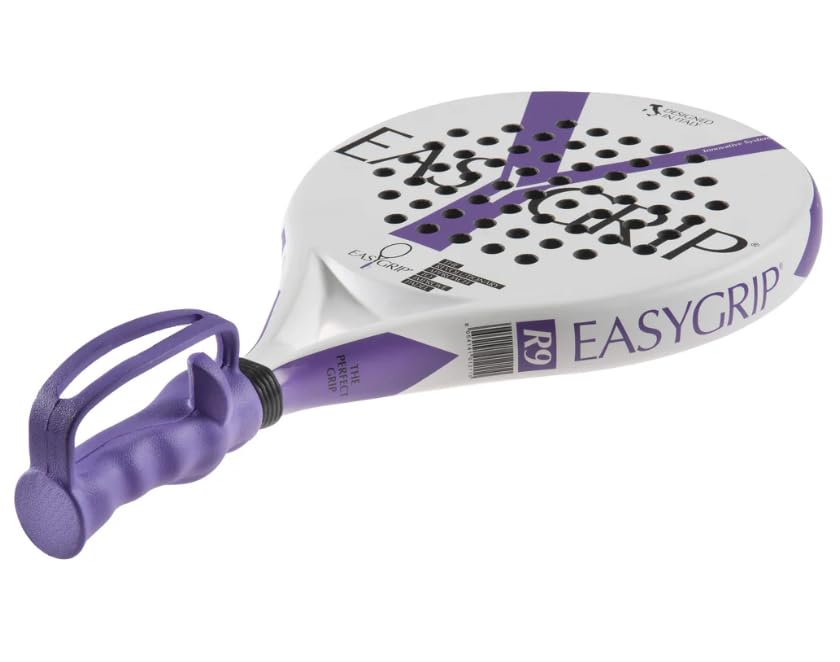 EasyGrip R9 Light Rakieta do padla z prawej strony, włókno szklane 350 g, ergonomiczny uchwyt EasyGrip z miękkiej pianki EVA, szeroki Sweetspot, lekki i precyzyjny, komfort i profesjonalna kontrola