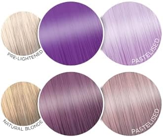 Knight & Wilson Colour-Freedom 150ml Mystic Purple Semi-Permanent Hair Colour - Ultra-Vibrant Vegan Friendly Colour Mask with Shine Booster Complex - Ammonia Free Colour Lasts Up To 6-10 Washes