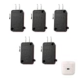 Lot de 5 Micro-Interrupteurs V-16-1C25 16A 250V AC - Interrupteurs à Bouton de Haute Qualité pour Applications Électroniques et Industrielles