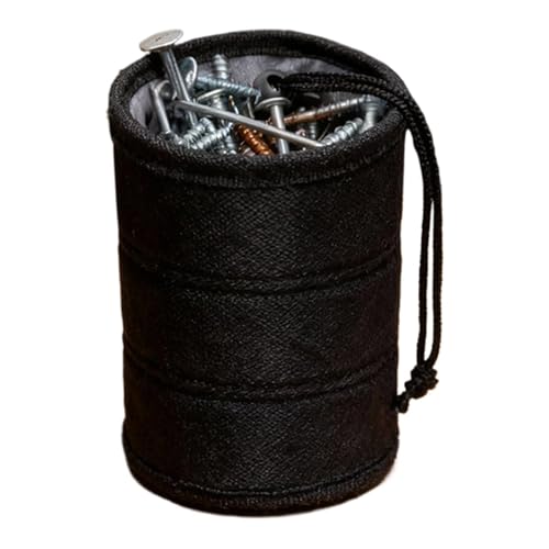 laxreheye Bolsa portaherramientas carpintero – Para clavos y tornillos – Bolsa de trabajo para herramientas | para electricistas, carpinteros, artesanos, obras, casa, taller, etc