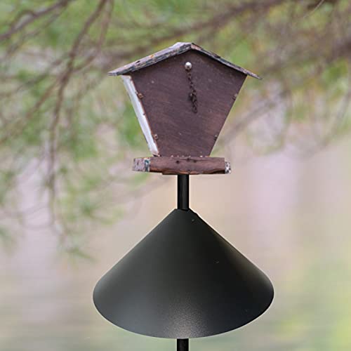 Afneembare Baffle Plastic De PP Eekhoorn 14 Feeder Beschermen Om Solid Bird Inch Patio Gazon & Tuin Oplaadbare Verticale Muis (zwart, Een Grootte) - Image 3