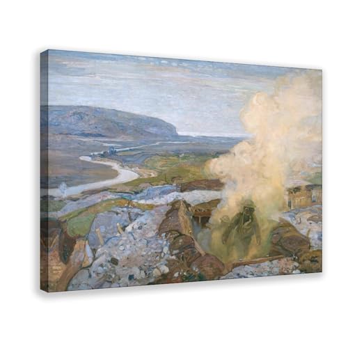 Toile Chambre à gaz FH Varley pour créer une ambiance galerie dans votre salon