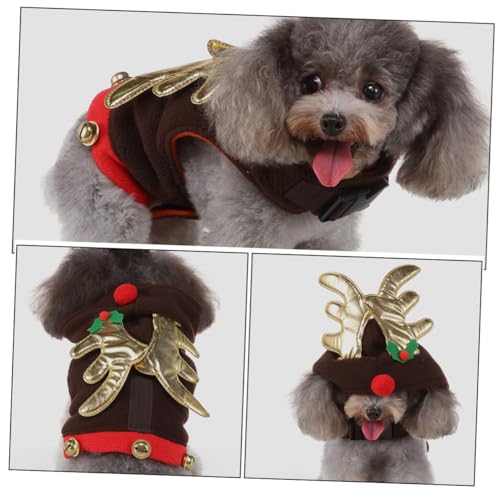 Balacoo disfraz navideño para perros y gatos miniatura 6