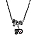 NHL Siskiyou Sports Womens Philadelphia Flyers Euro Bead Necklace 18 inch Team Color