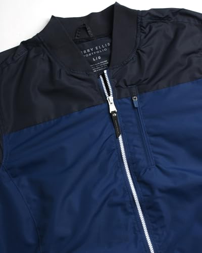 Perry Ellis Men's Jacket - Lightweight Windbreaker - Zip Spring Golf Jacket - Water Resistant Bomber Jacket for Men (S-XXL)3