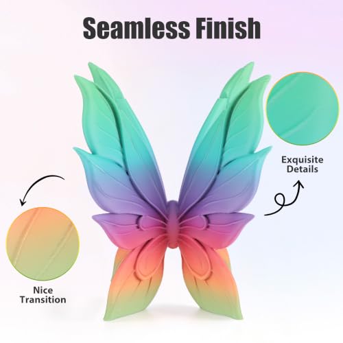 Image of ERYONE Matte PLA Lite Rainbow 3D Printer Filament, Candy Rainbow Color Changing Filament 1.75mm, Multicolor PLA for 3D Printing, Gradient 1KG Spool (2.2 lbs) Fit Most FDM Printers