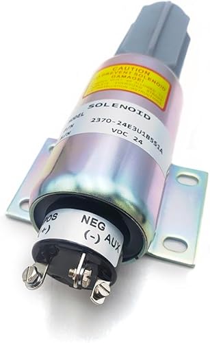 Miniatura 2 de Thcbme Solenoid 2370-24E3U1B5S1A Fuel Shut Off Solenoid 24V for Woodward Disel Engine Parts
