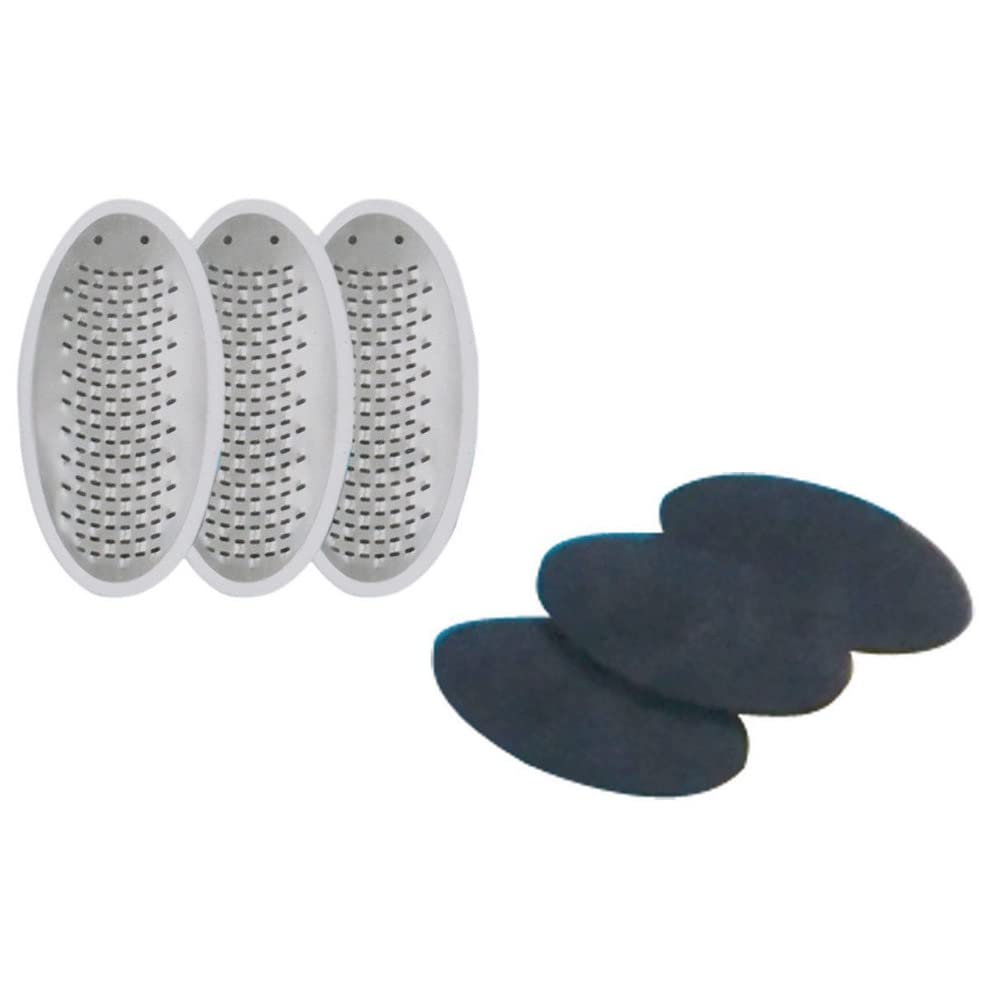 Telebrands PedEgg Replacement Blades with Emery Pads, 3 pack