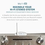 Auris Blume HD Long Range Bluetooth 5.3 Music Receiver Hi-Fi Audio Adapter with Audiophile DAC, LDAC & AptX HD for Home Stereo, AV Receiver or Amplifier - Image 2