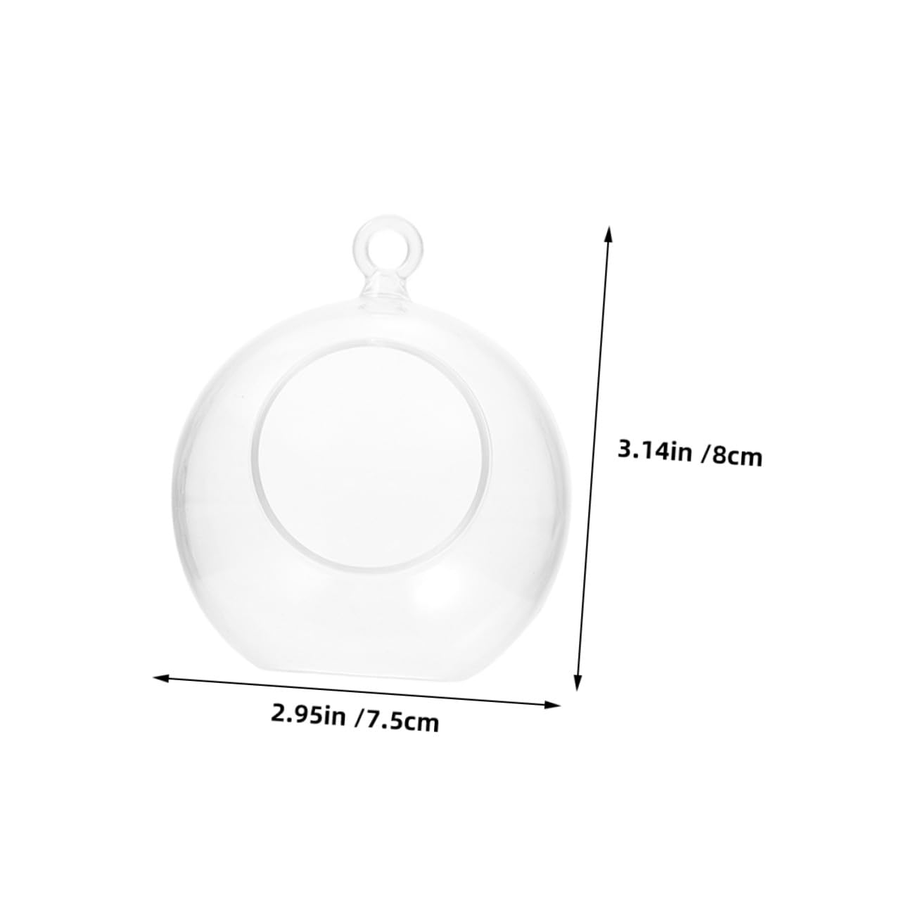 jojofuny Lot de 20 Boules Décoratives Creuses en Plastique Transparent 8 CM Boules Légères Incassables à Remplir pour Décoration Festive Mariage Anniversaire Suspendre Sapin de Noël