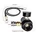 MADAT Paintball CO2 Regulator Pressure with Mini Gauge and Hose for Paintball Tank Sef Super Fast Refresh Airsoft HPA Regulator Input 1500Psi Output 0 to 150Psi