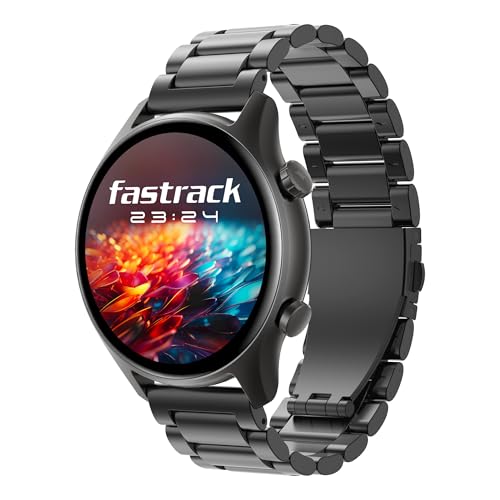 Fastrack Astor FR2 Pro 1.43" AMOLED Stainless Steel Smart Watch w...