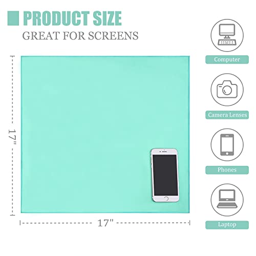 Poyday Microfiber Glass Cleaning Cloths: 8Pack Lint-Free Window Cloth Streak-Free Screen Towels Eyeglass Lens Ultra Fine Cloths Clean Mirror Wine Glass Polishing Rags Computer Suede #TOP5