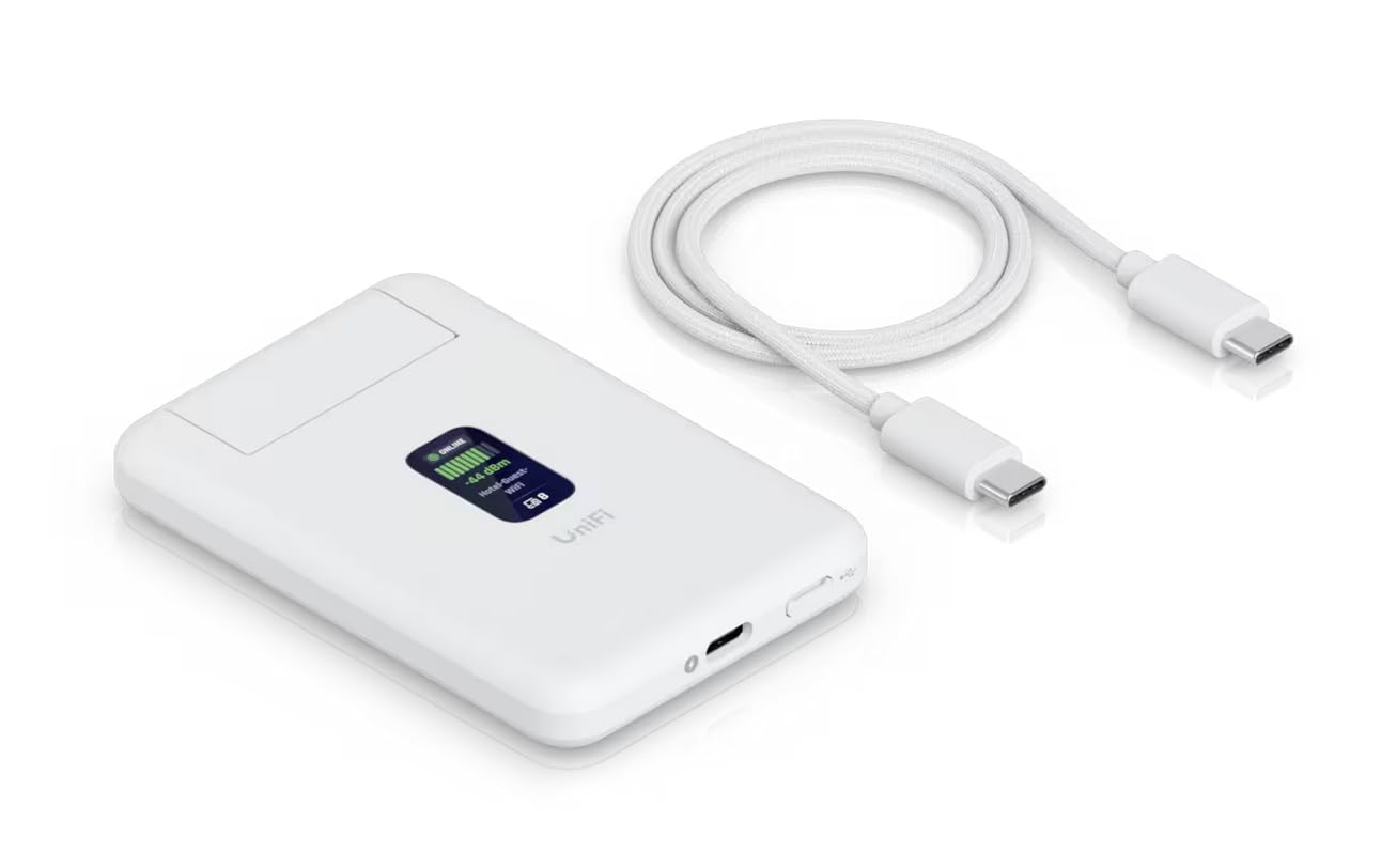 Ubiquiti UniFi UTR - Router de viaje (adaptador de corriente no incluido), ultrafino