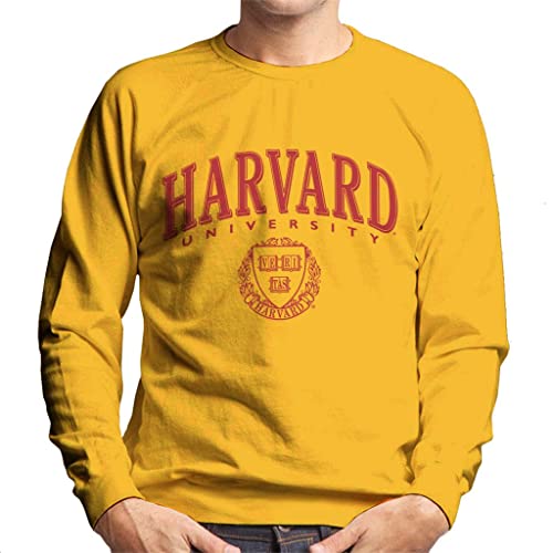Sweatshirt Harvard University col rond vêtement mode universitaire américain homme