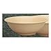 Yanco Nessico Collection Melamine 6 7/8", 22OZ RIMLESS BOWL TAN Box of 24