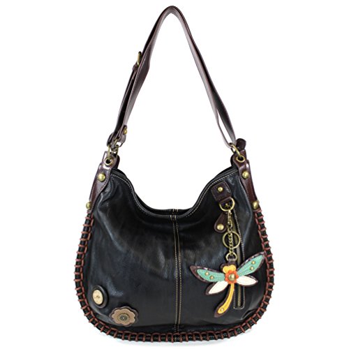 Bolso tote convertible negro grande CHALA miniatura 1