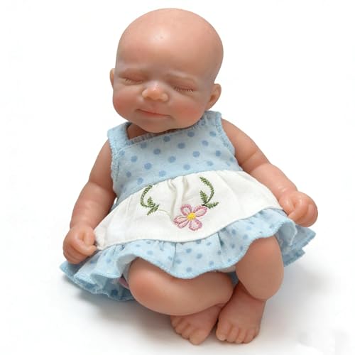 Muñeca Bebé Reborn Silicona Platinum 16 pulgadas Realista miniatura 3