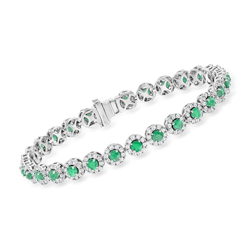 Ross-Simons 3.20 ct. t.w. Emerald and 2.68 ct. t.w. Diamond