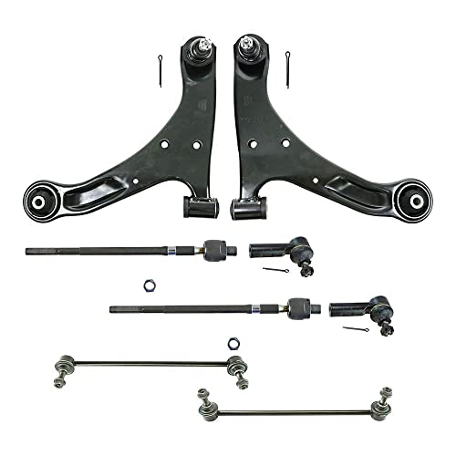 Front Control Arm Ball Joint Tie Rod Sway Bar Link Steering Suspension Kit 8Pc #TOP13