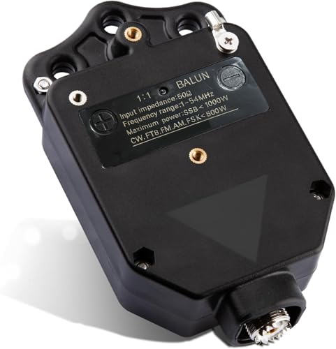 GOOZEEZOO 1:1 Balun Antenne 1000W Kurzwelle Radio Dipolantenne 1-54MHz CW FT8 FM AM FSK 4 Band 8 Band für den Außenbereich