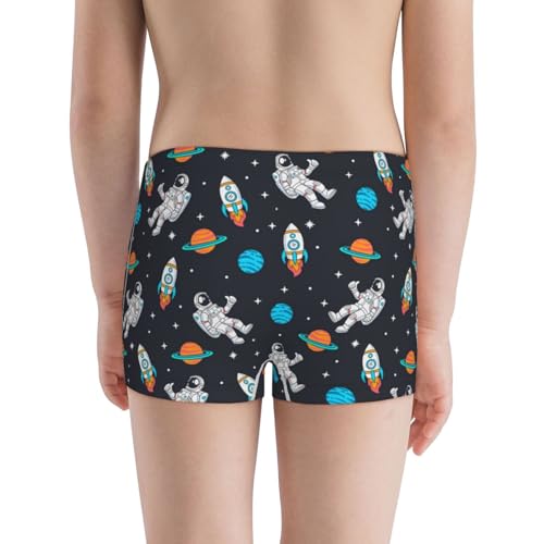 Boys' Cotton Boxer Brief Soft Underwear-Space3