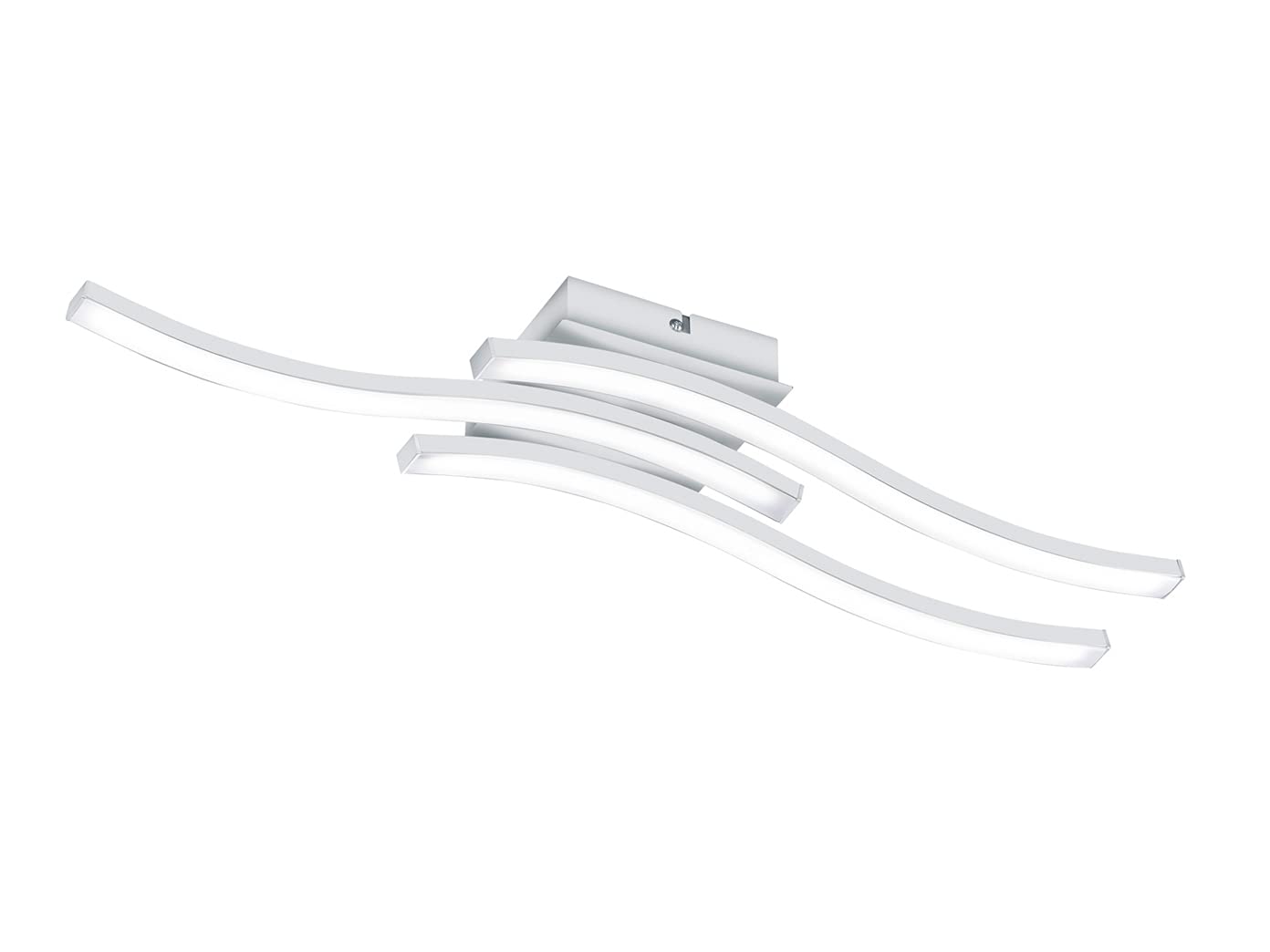 Reality Leuchten LED Deckenleuchte Route R62473131, Metall Weiß matt, inkl. 3x 5 Watt LED