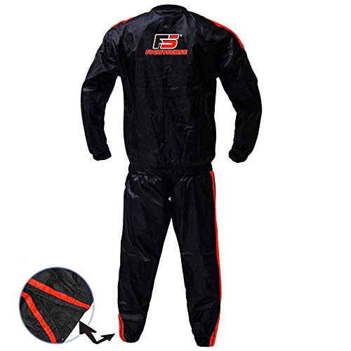 image for FIGHTSENSE MMA Sauna Sweat Suit Non Rip Track Weight Loss Slimming Fit