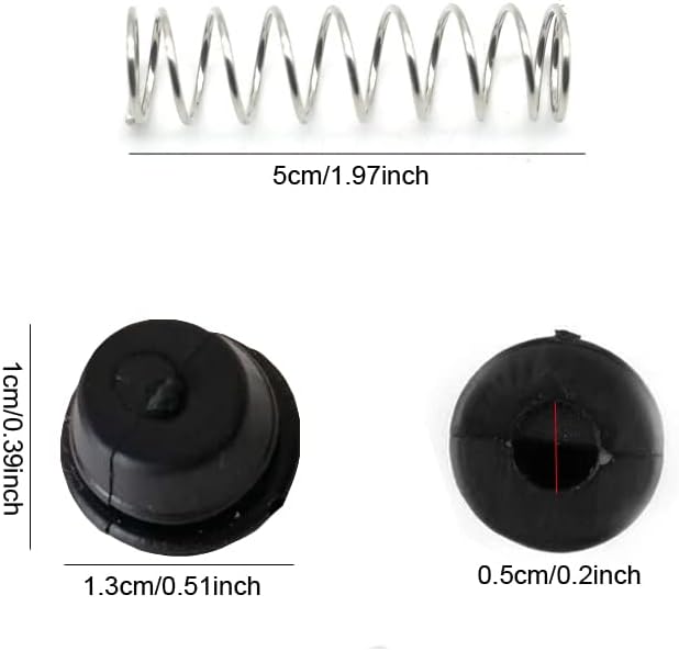 Miniatura 2 de Juego de 3 tijeras de podar de precisión de repuesto con tapa de extremo de base de goma para tijeras de podar, tijeras de jardín, tijeras de