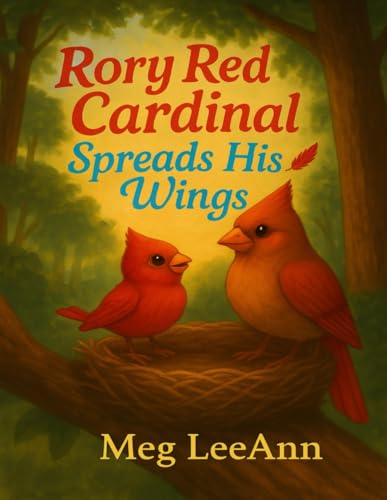 Rory Red Cardinal Spreads His Wings