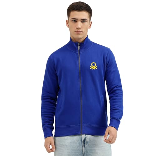 Image of United Colors of Benetton Men's Cotton Hooded Sweatshirt