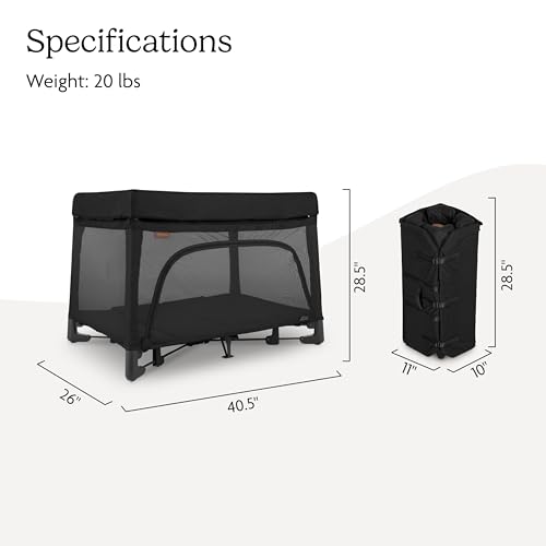 uppababy remi playard  deluxe 3-in-1 portable playard bedside bassinet  travel crib mesh bassinet mattress organic cotton mattress cover  storage bag included  jake charcoal