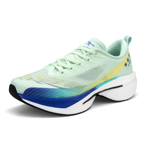 Top 10 Picks for the Best Running Shoes for Teenagers 14 Young Mens Running Shoes Walking Tennis Shoes for Athletic Workout Gym Casual Non Slip Training Sneakers for Teen Boys Breathable Knit Upper Indoor Outdoor(green, Adult, Men, 10, Numeric, US Footwear Size System, Medium)