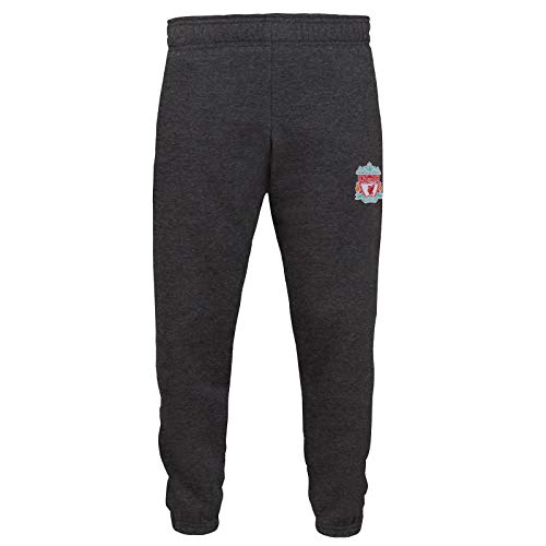 Liverpool FC Official Soccer Gift Boys Slim Fit Fleece Joggers Jog Pants