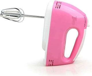 Mélangeur À Main Électrique Mélangeur Fouet Électrique pour La Cuisson Mélangeur À Main 7 Vitesses pour Fouetter + Mélanger Les Biscuits Batteur Alimentaire, Oeuf, Gâteaux, Pâte, Batters, Meringues E