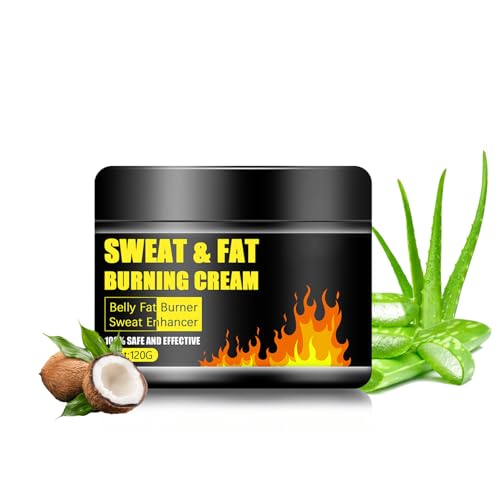 Crema Reductora Abdomen 120g,Crema Quemagrasas Vientre Plano con Efecto Calor,Gel Reafirmante Corporal,Crema Anticelulítica para Abdomen,Cintura y Piernas para Mujer y Hombre