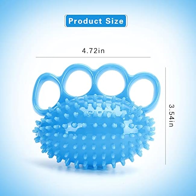 Hand Grip Strength Ball, Finger Wrist Flexibility Exerciser Grip Ball, Muscles and Hand Strengthener Exercise for 4 Fingers, Finger Physical Training Tool