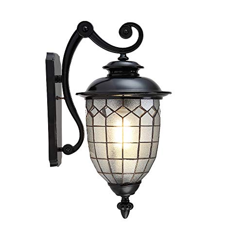 Lampe de mur extérieur imperméable avec éclairage LED rétro haute finition - 2