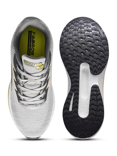 Image of ABROS Sports Shoes for Men's Upper Mesh with ETPU Sole Lace-Ups Comfortable Lightweight Shoes