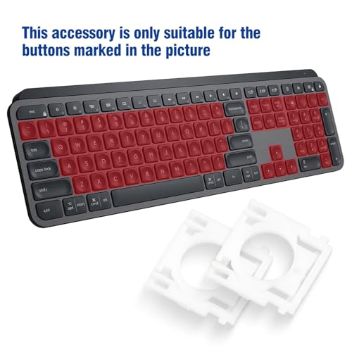 2PCS Replacement Keyboard Key Hinges for Logitech MX Keys Series Keyboard, Logitech MX Keys S Support Brackets Keycap Hinge Clips
