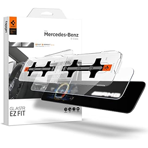 Protector Spigen Glas.tR EZ Fit Anti-Reflejos para Mercedes Benz Cover