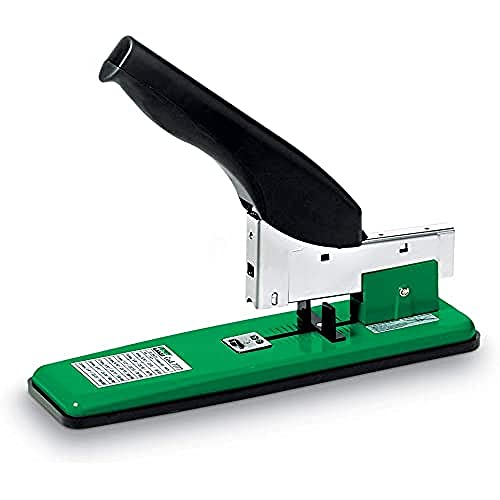 Lebez 7777 - Grapadora manual, negro y verde